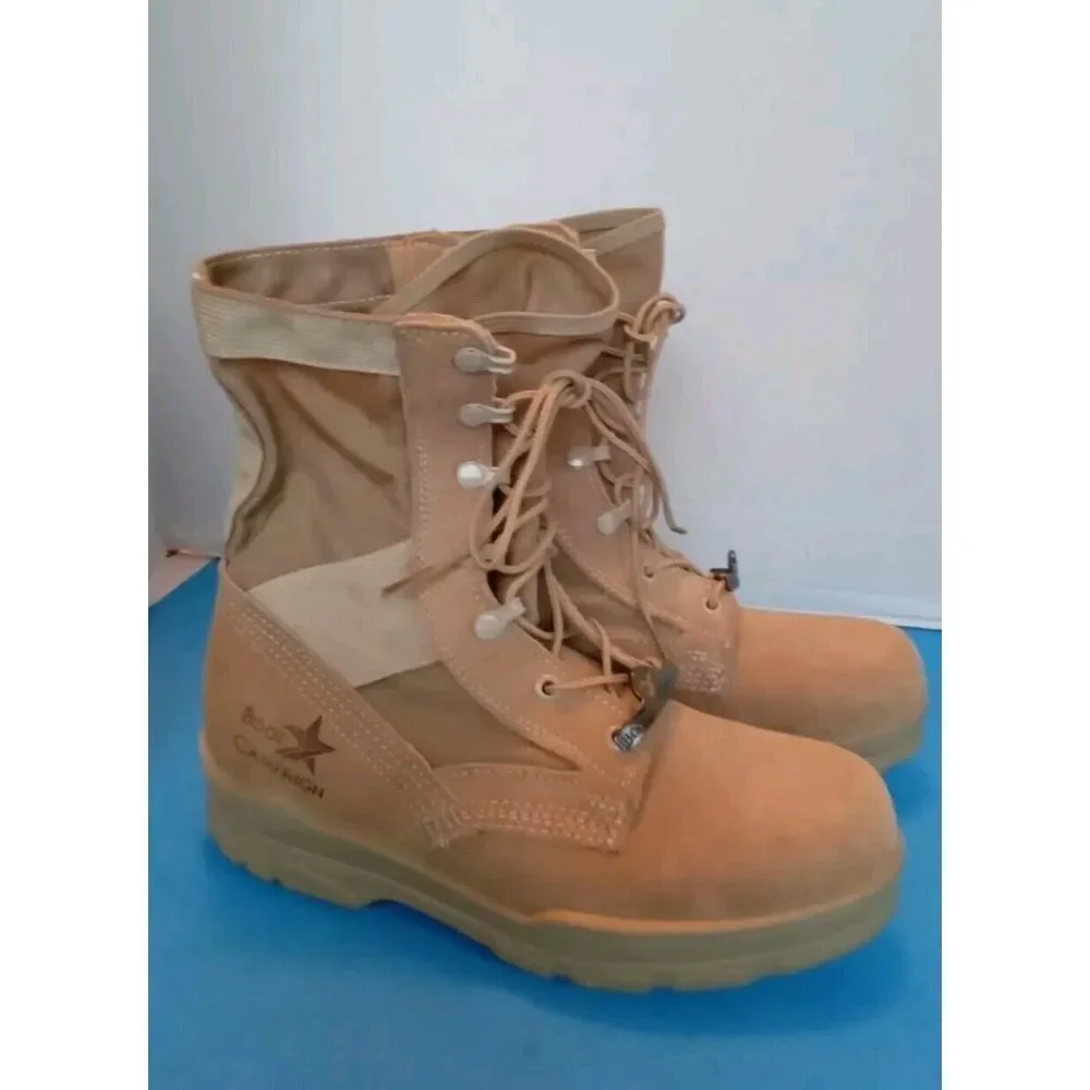 Boot‎ Campaign Tan Combat Boots Military Style Work Boots